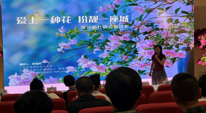 資訊 | 造源首席設計師林俊英應邀2024深圳簕杜鵑市花文化與學術(shù)交流會活動并作學術(shù)報告(圖4)